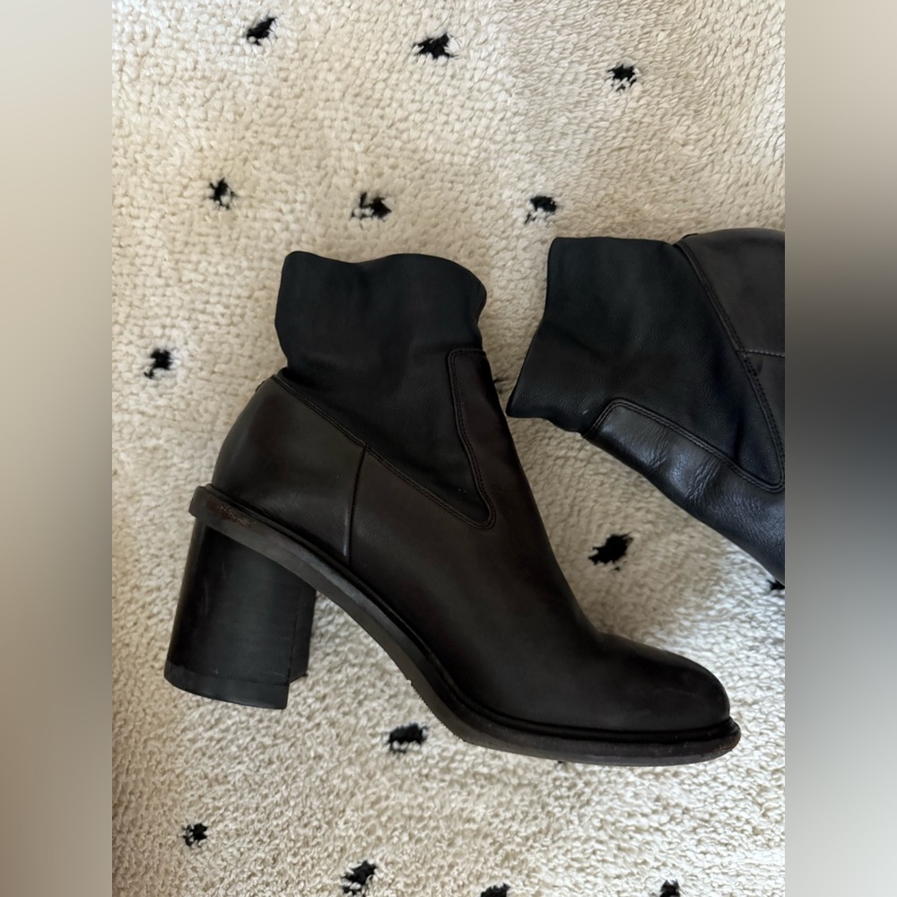 RAG & BONE Soren Leather Ankle Boots, Size 37.5 US 7.5 - Picture 10 of 16